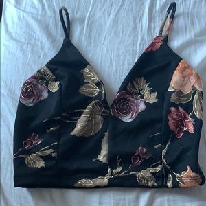 Floral bra top